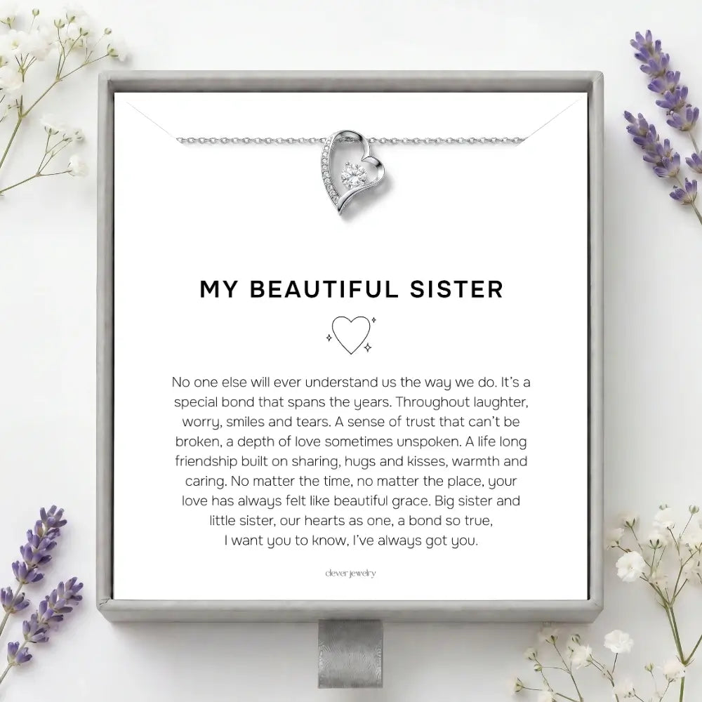 My Beautiful Sister - Forever In My Heart Necklace