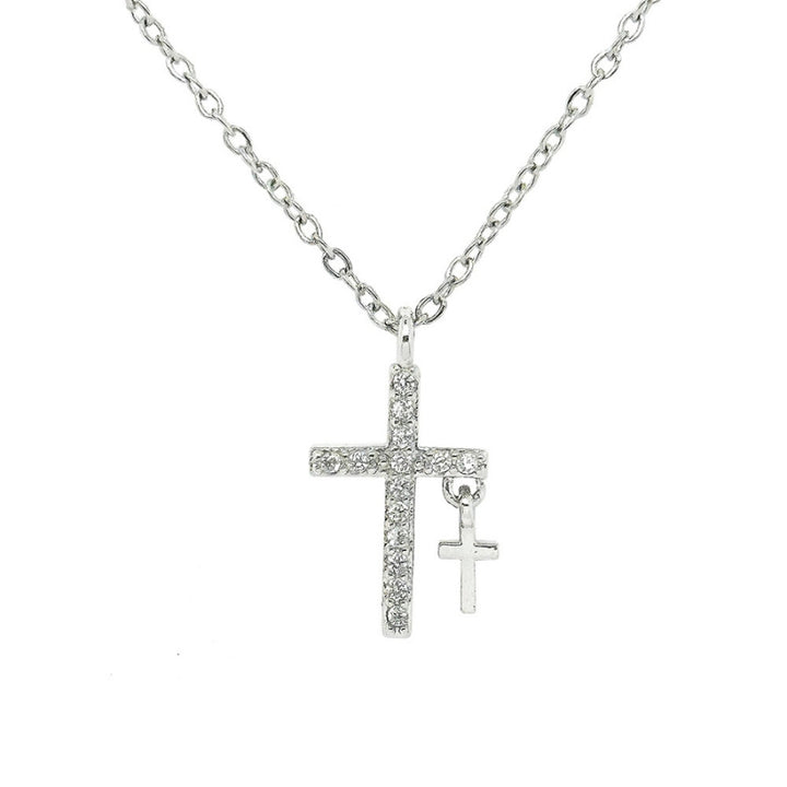 To My Daughter - Double Cross Necklace