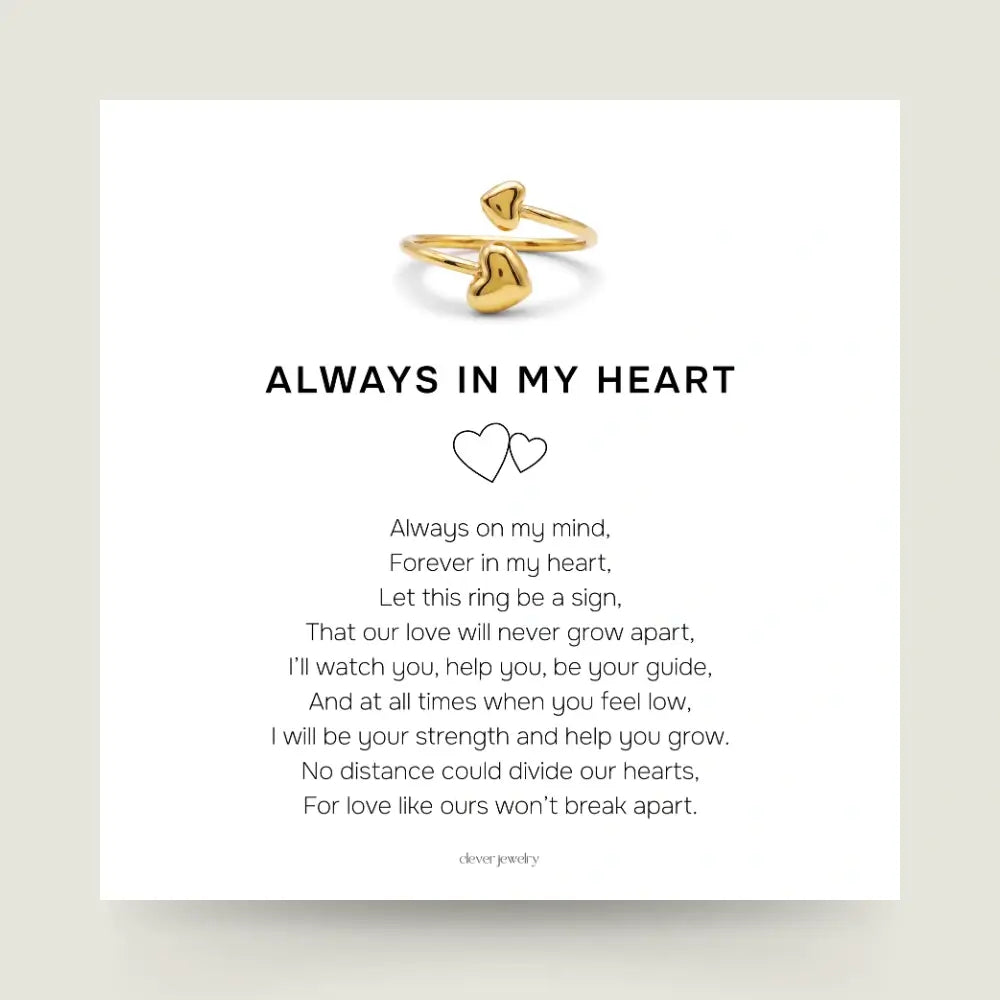 Always In My Heart Gold Ring