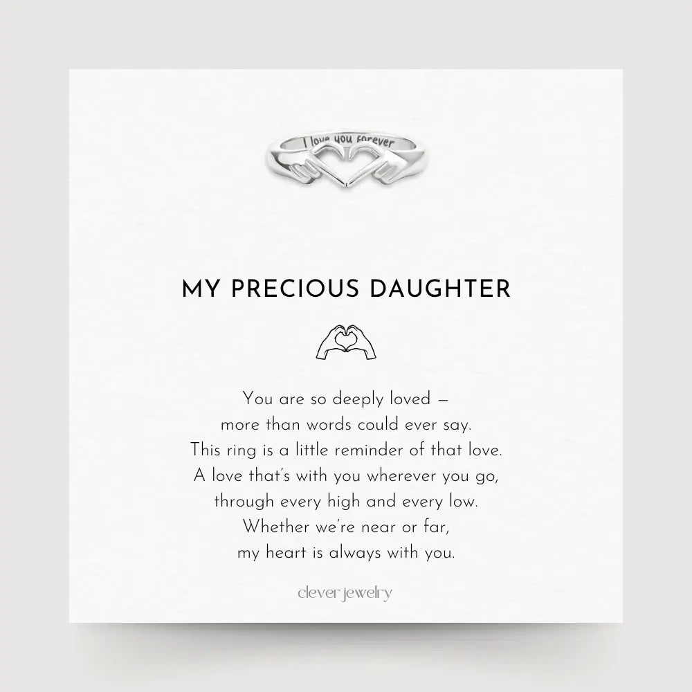 To My Daughter - I Love You Ring