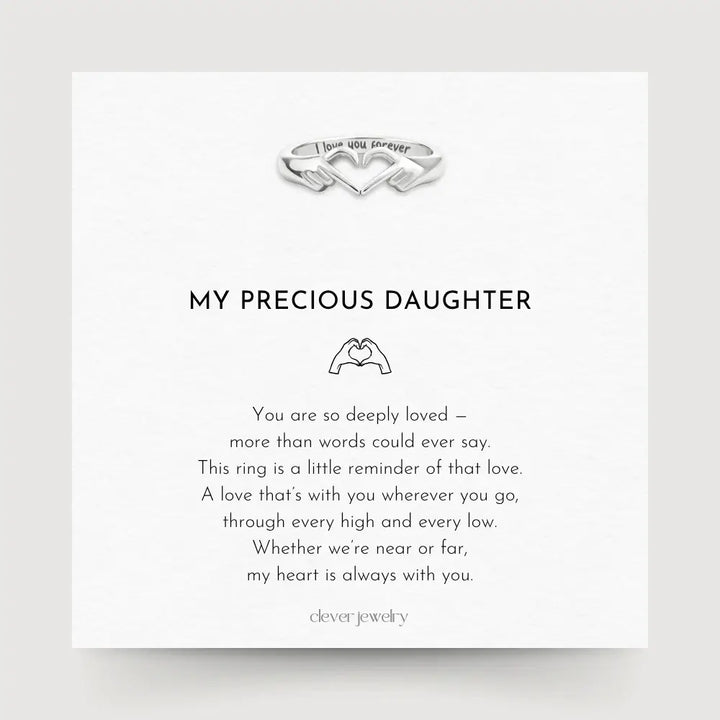 To My Daughter - I Love You Ring