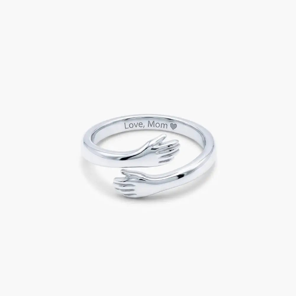 Mom & Daughter Hug Ring