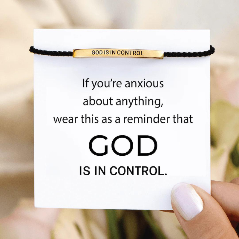 God Is In Control - Motivational Bracelet