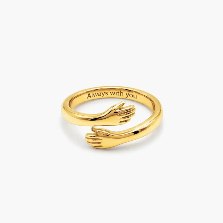 Wrapped in Love - Gold Hug Ring