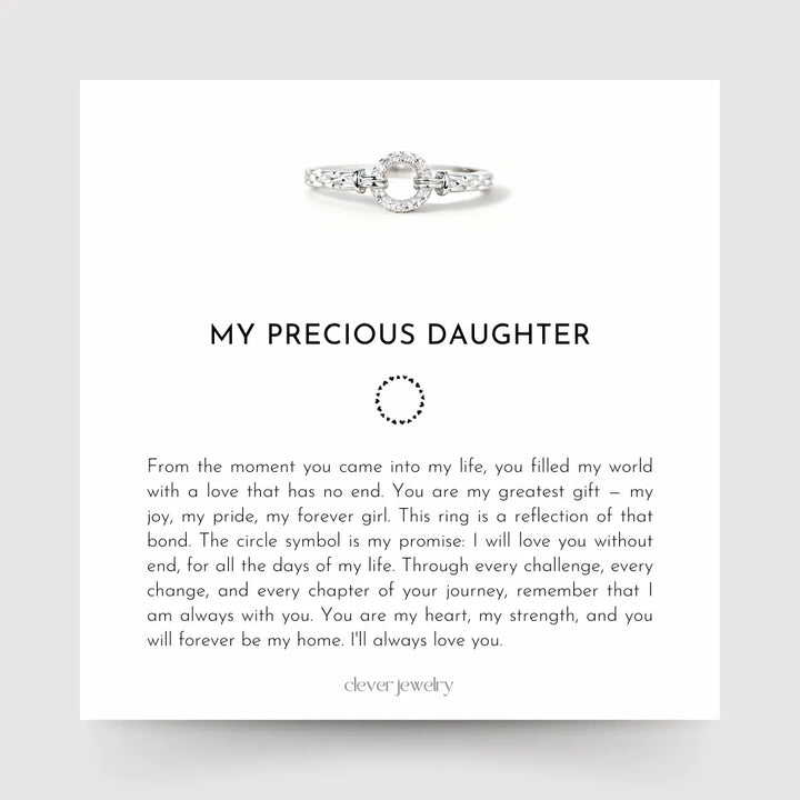 To My Daughter - Circle of Love Ring