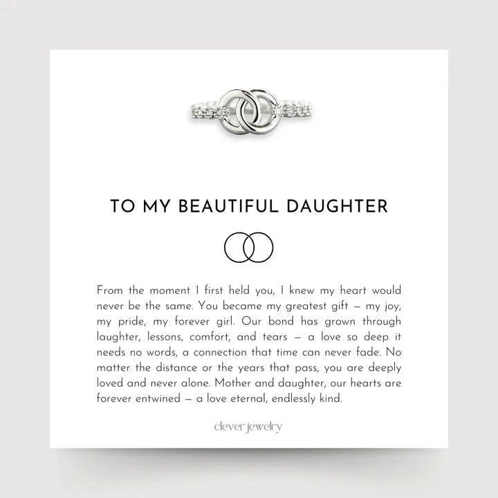 To My Daughter - Always Together Ring
