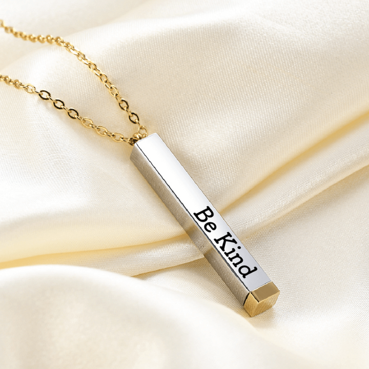 Be Kind Of A Bi♡ch - Hidden Message Necklace