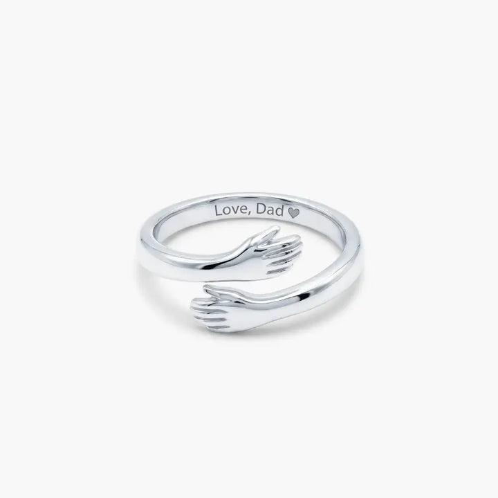 Dad & Daughter Hug Ring
