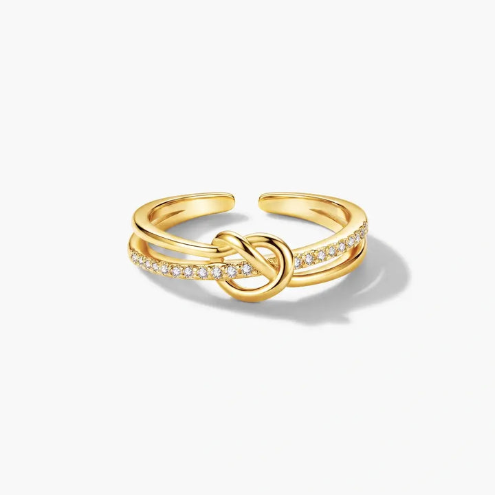 Mother & Daughter - Gold Linked Forever Ring