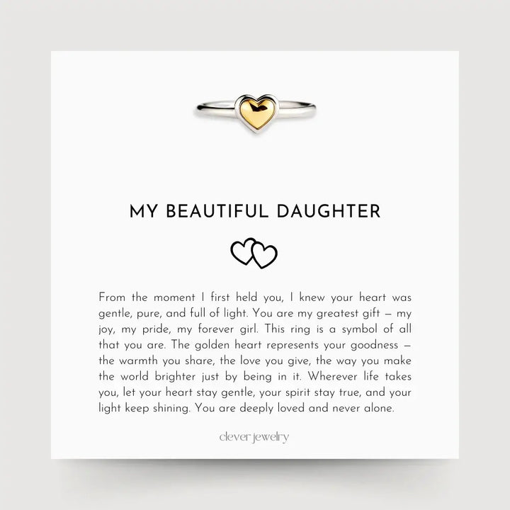 My Beautiful Daughter - Pure Heart Ring