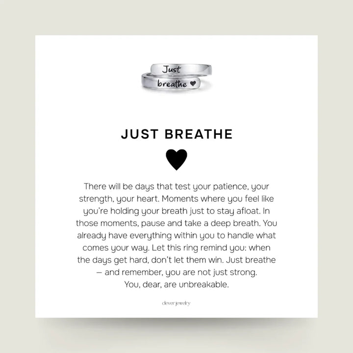 Just Breathe Ring
