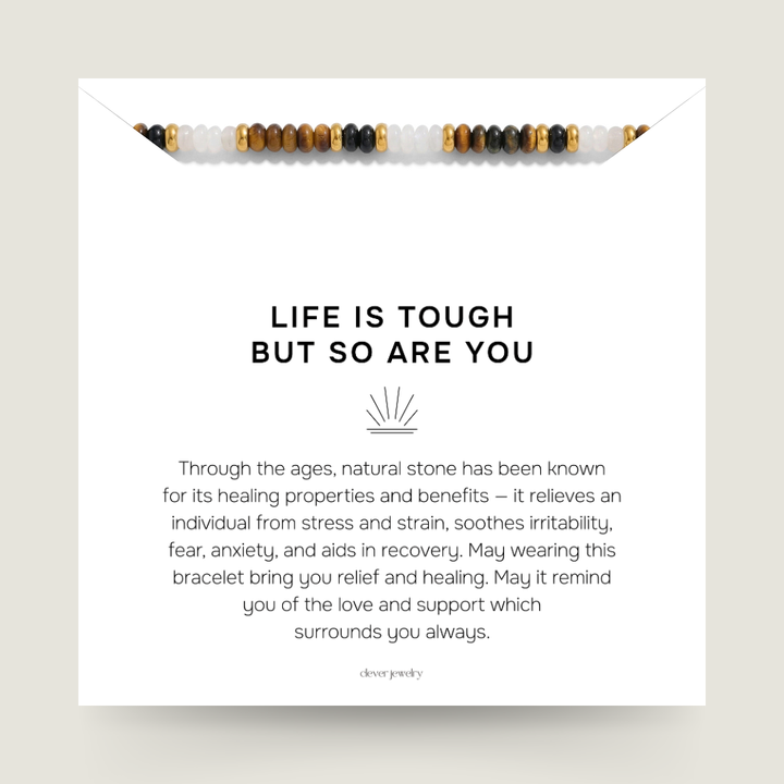 Life Is Tough But So Are You - Bead Bracelet V2