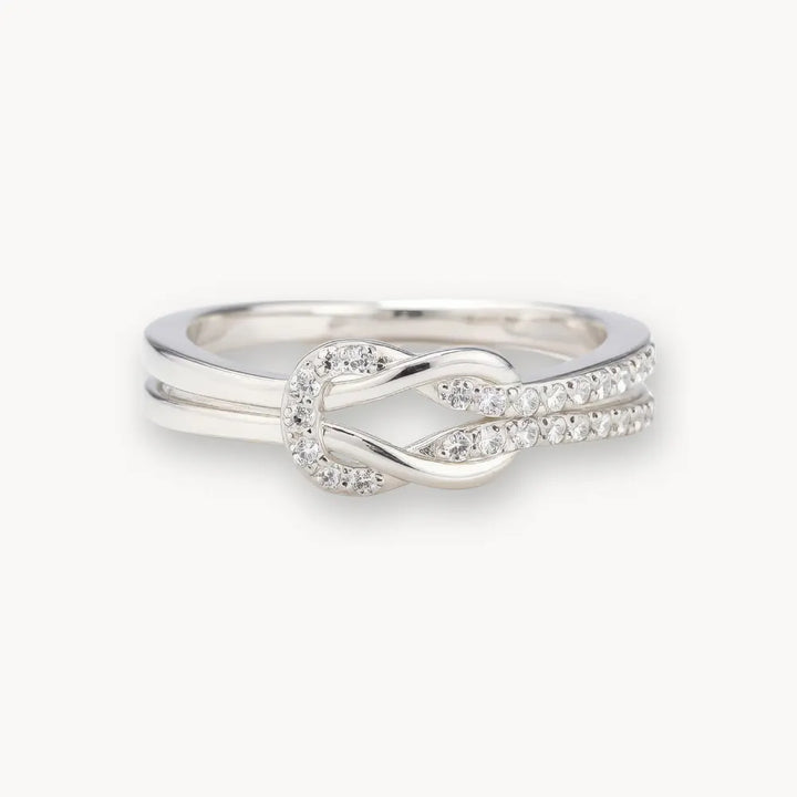 To My Granddaughter - Love Knot Ring