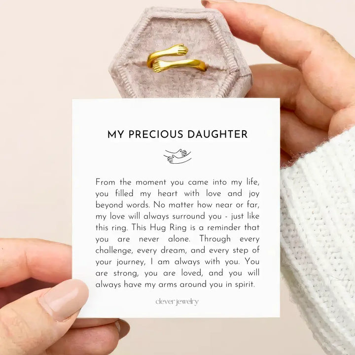 My Precious Daughter - Gold Hug Ring