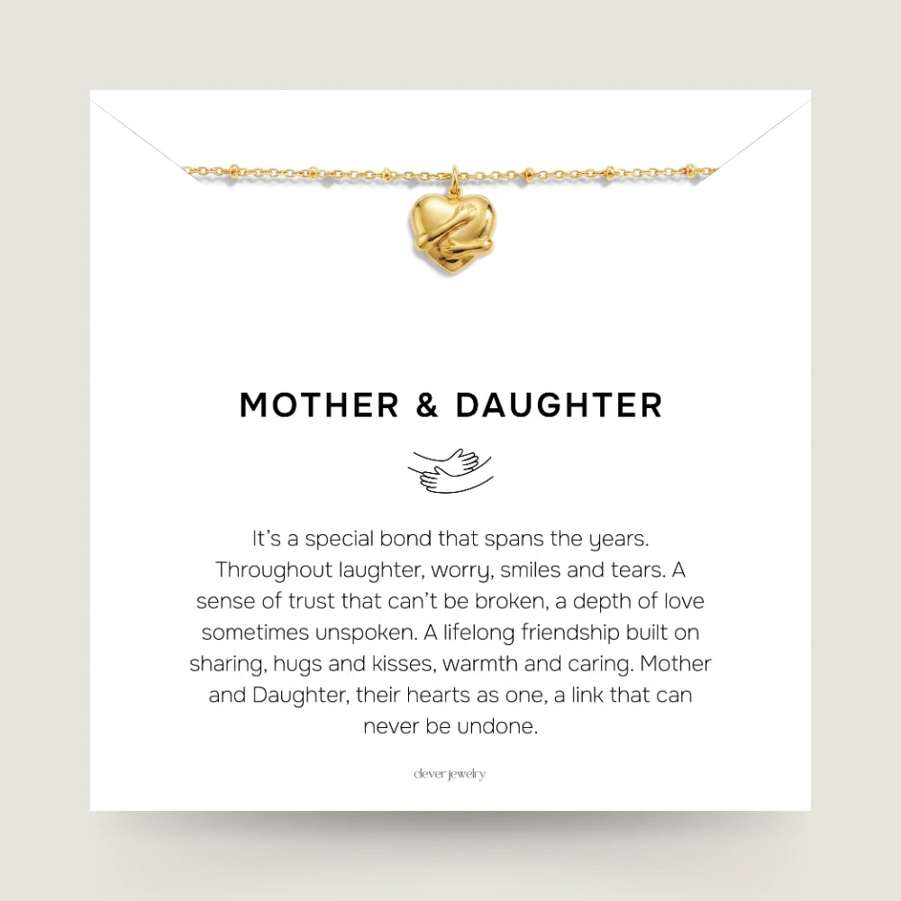 Mother & Daughter - Hug Necklace