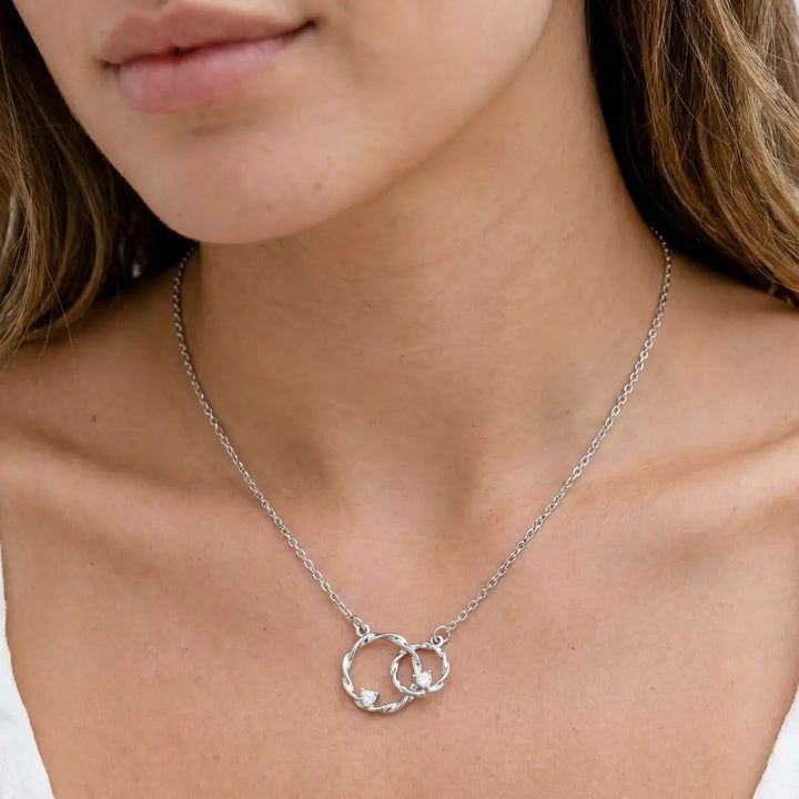 Mother & Daughter - Circles of Love Necklace