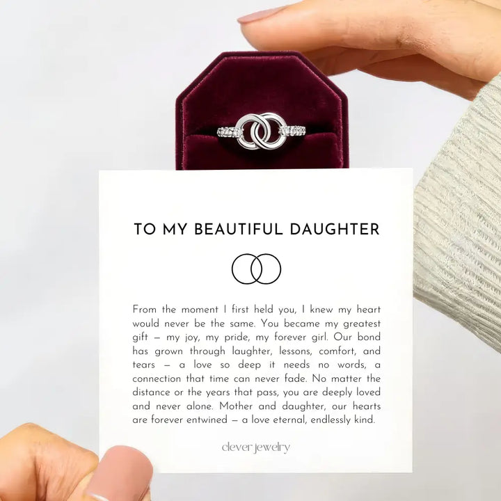 To My Daughter - Always Together Ring