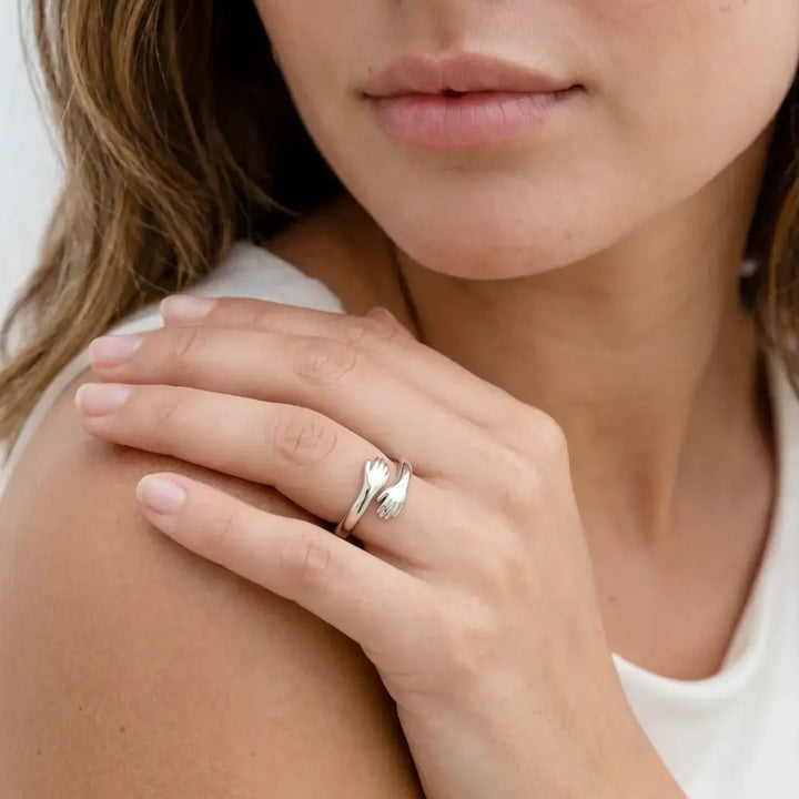 Husband & Wife Hug Ring