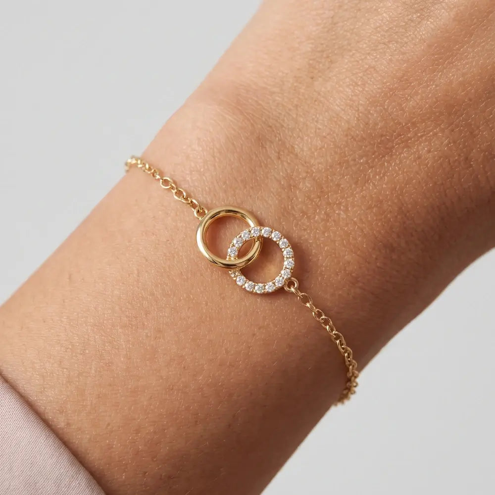 To My Sister - Always Us Gold Bracelet