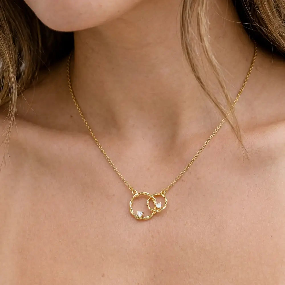 Mother & Daughter - Circles of Love Necklace