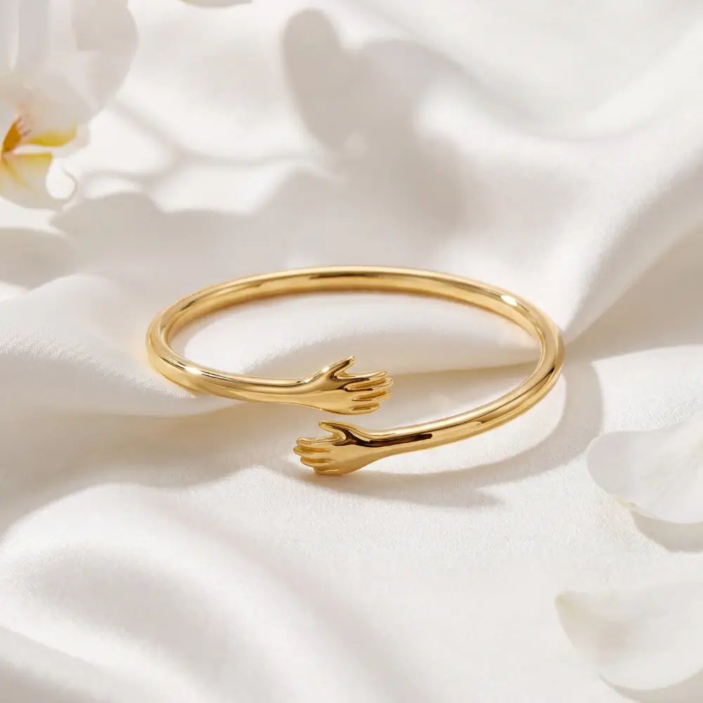 Gold Hug Bracelet