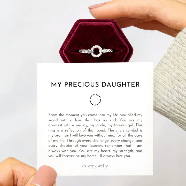 To My Daughter - Circle of Love Ring
