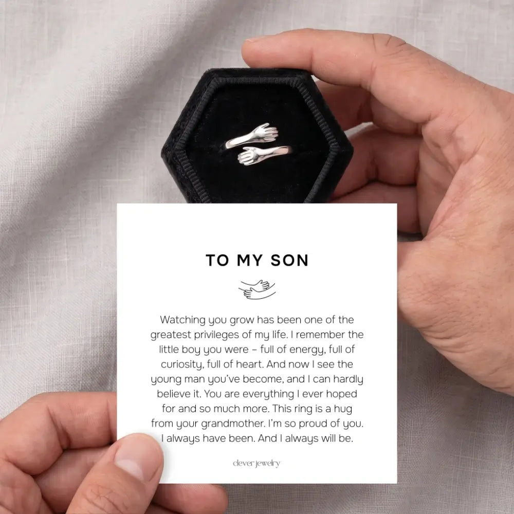 To My Son - Hug Ring