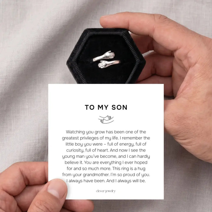 To My Son - Hug Ring