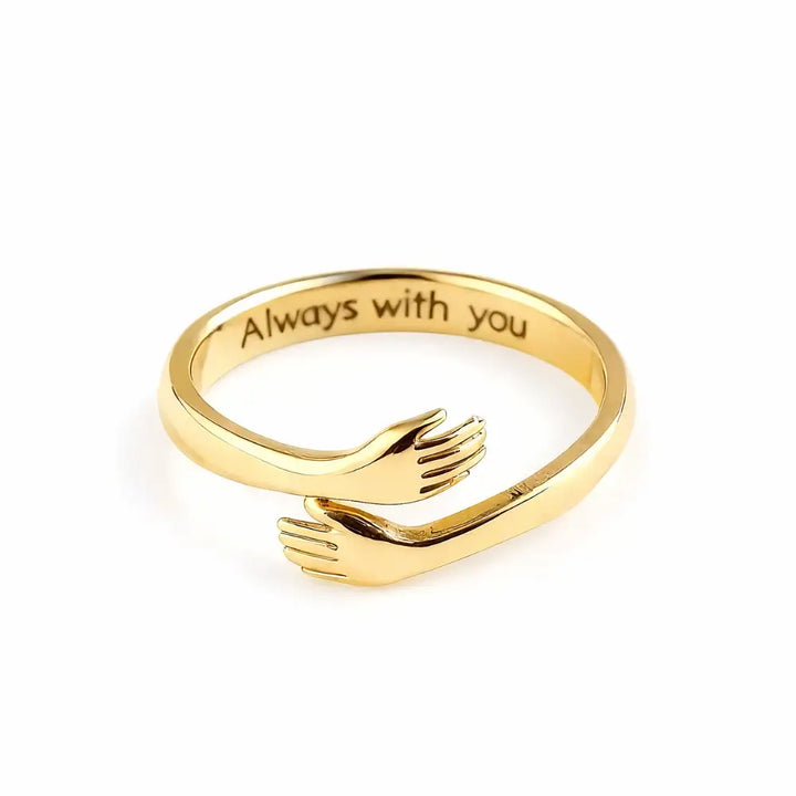 Wrapped in Love - Gold Hug Ring