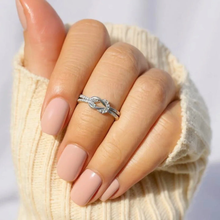 To My Granddaughter - Love Knot Ring