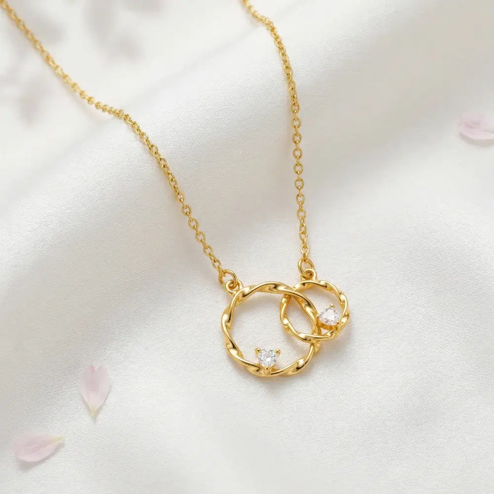 Mother & Daughter - Circles of Love Necklace