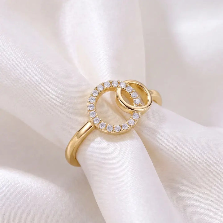 To My Sister - Always Us Gold Ring