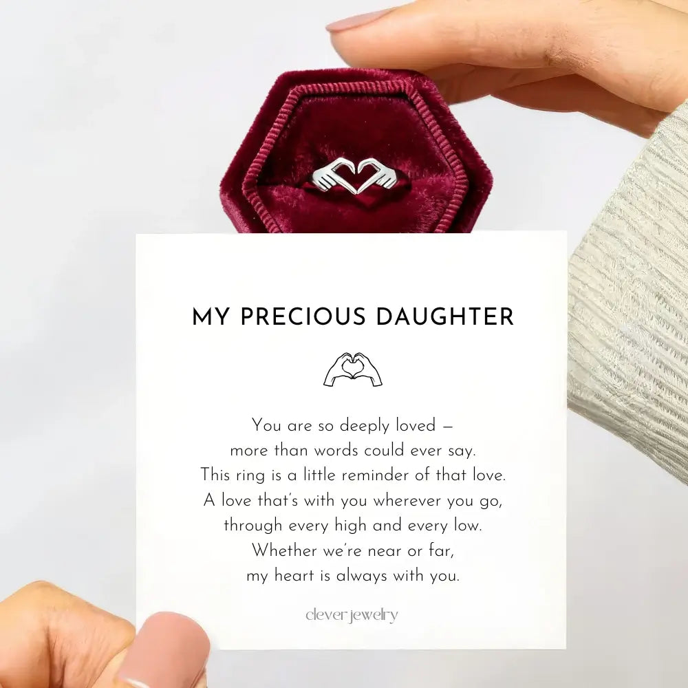 To My Daughter - I Love You Ring