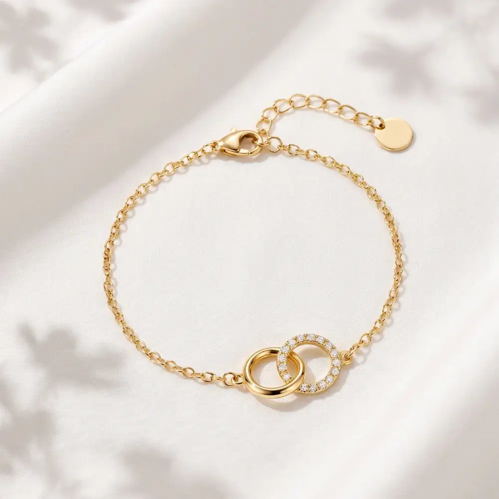 To My Sister - Always Us Gold Bracelet