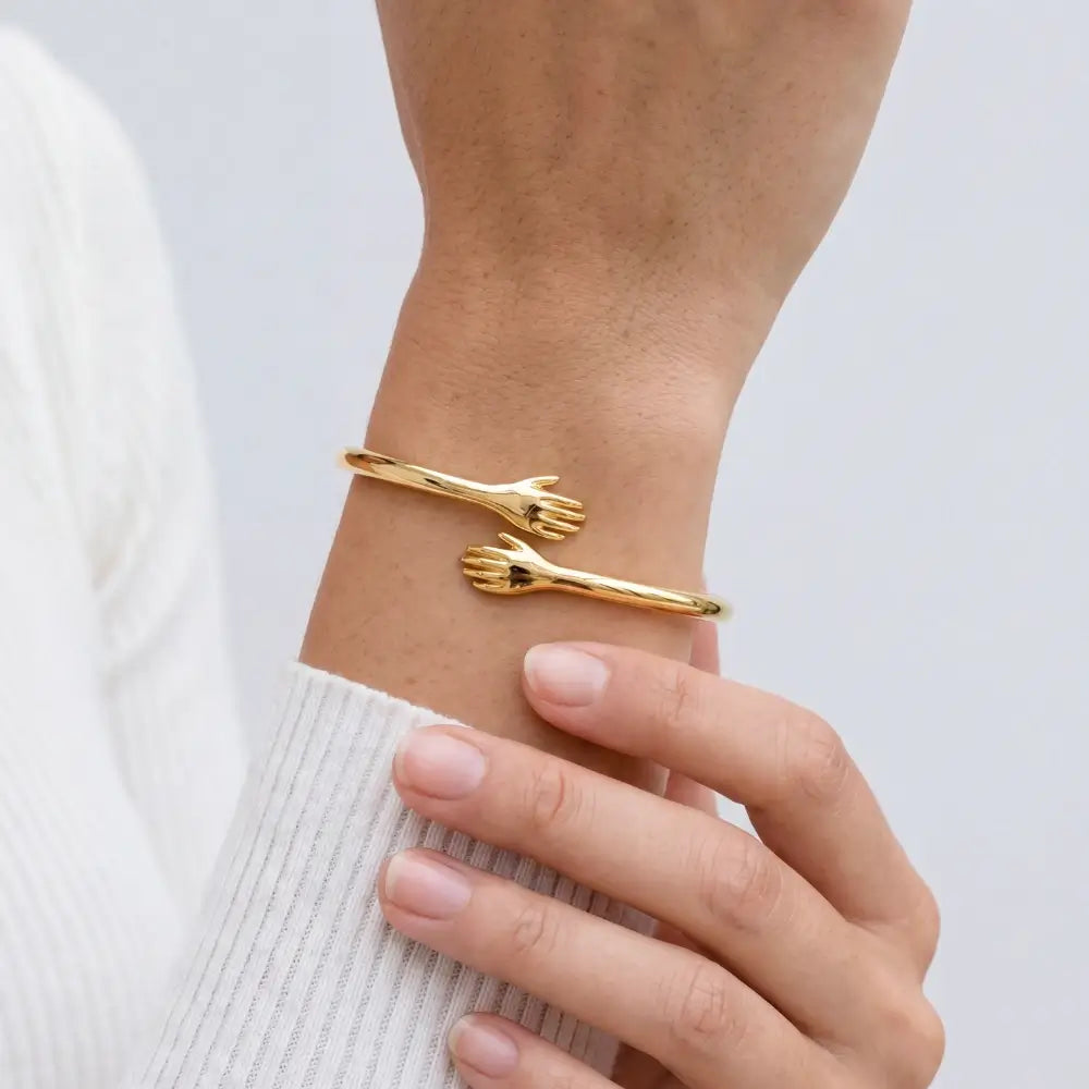 My Precious Granddaughter - Gold Hug Bracelet