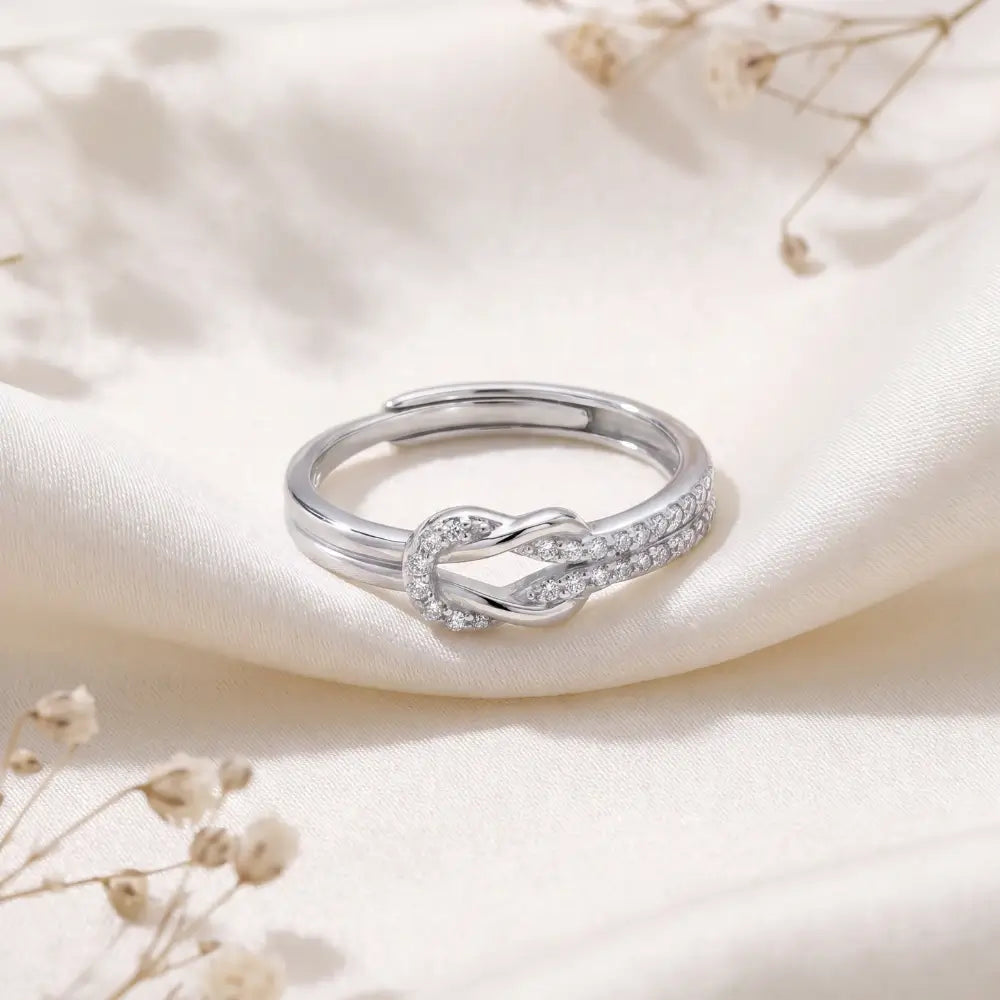 To My Granddaughter - Love Knot Ring