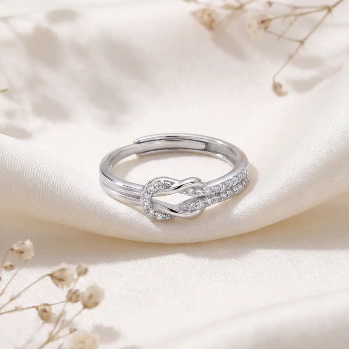 To My Granddaughter - Love Knot Ring