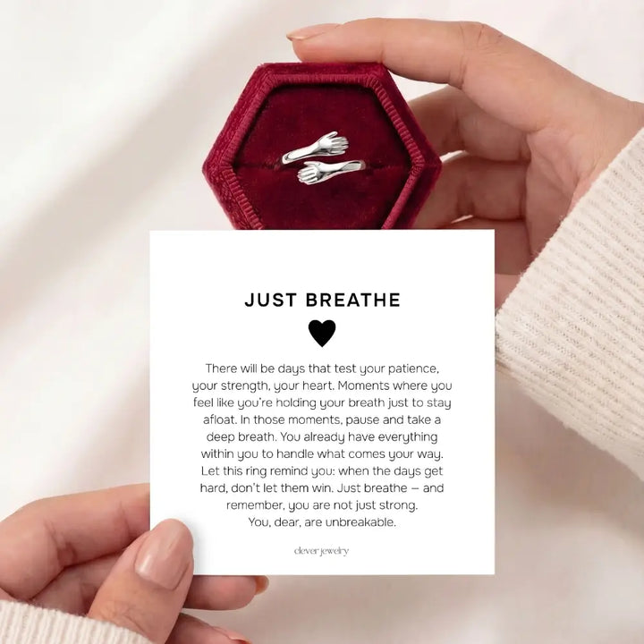 Just Breathe Hug Ring