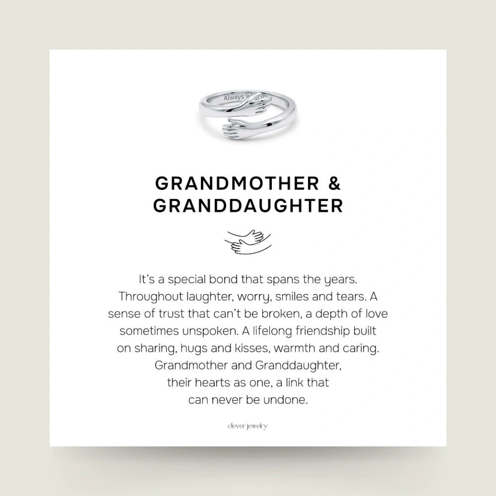 Grandmother & Granddaughter - Hug Ring