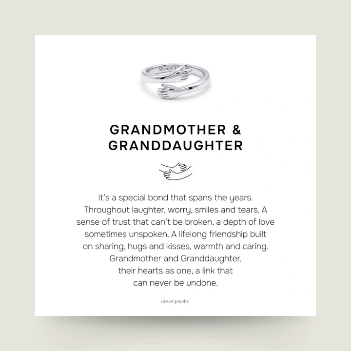 Grandmother & Granddaughter - Hug Ring