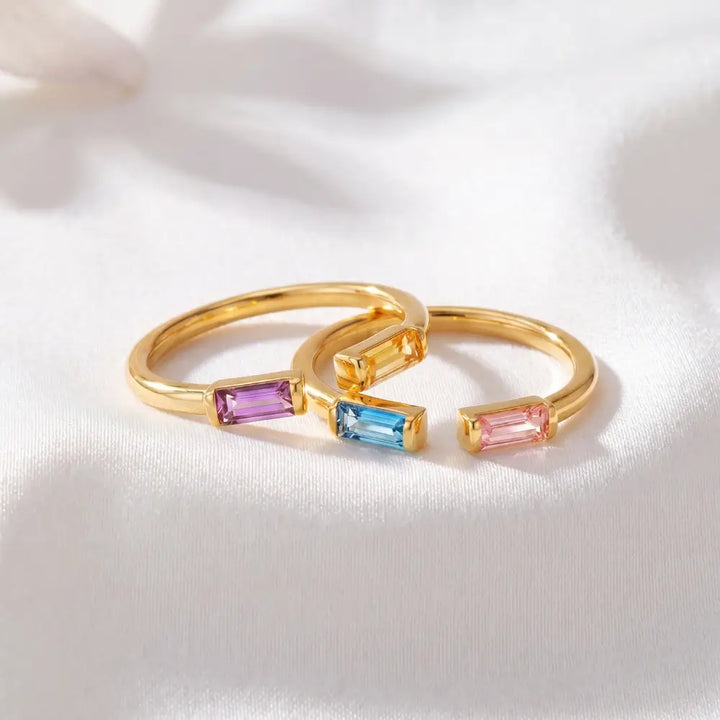 Big Sister & Little Sister - Bonded Birthstone Ring