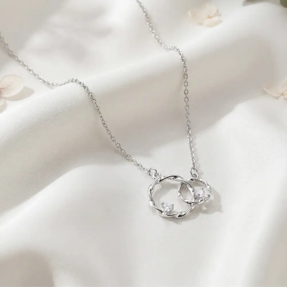 Grandmother & Granddaughter - Circles of Love Necklace