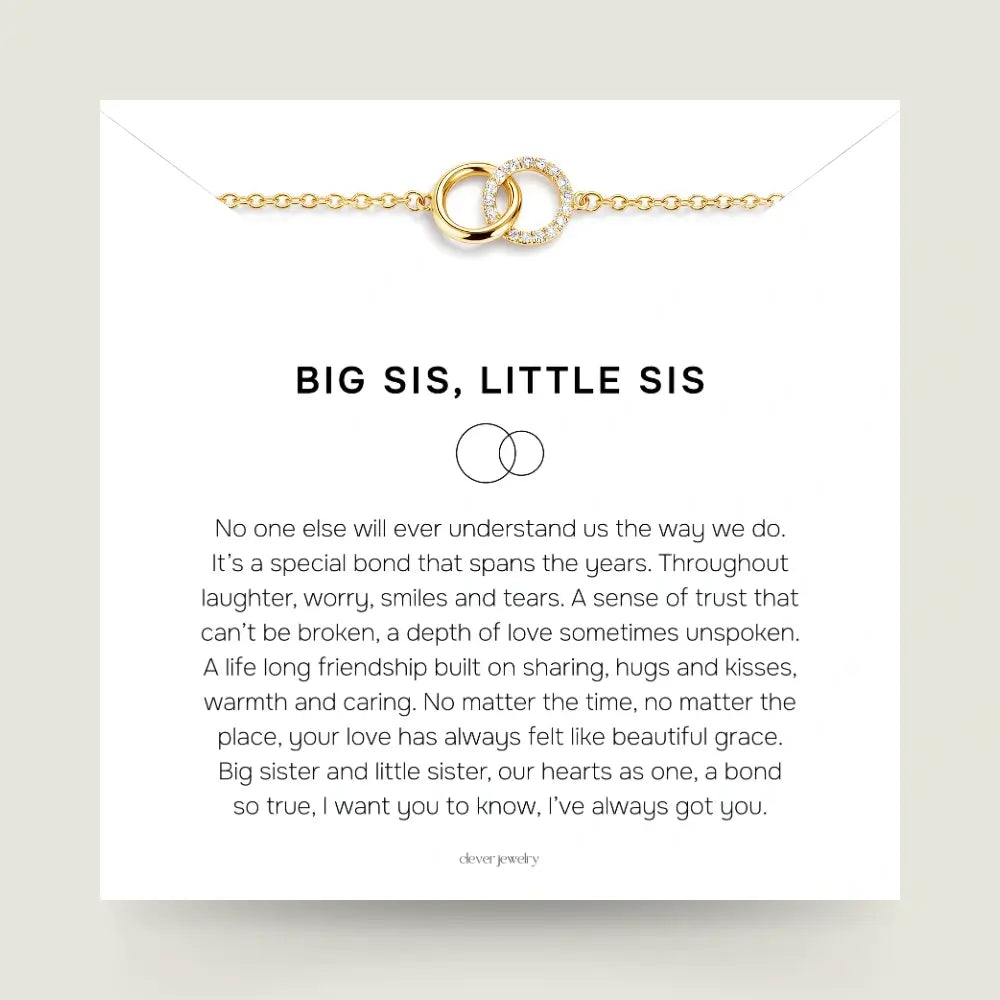 To My Sister - Always Us Gold Bracelet