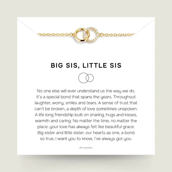 To My Sister - Always Us Gold Bracelet