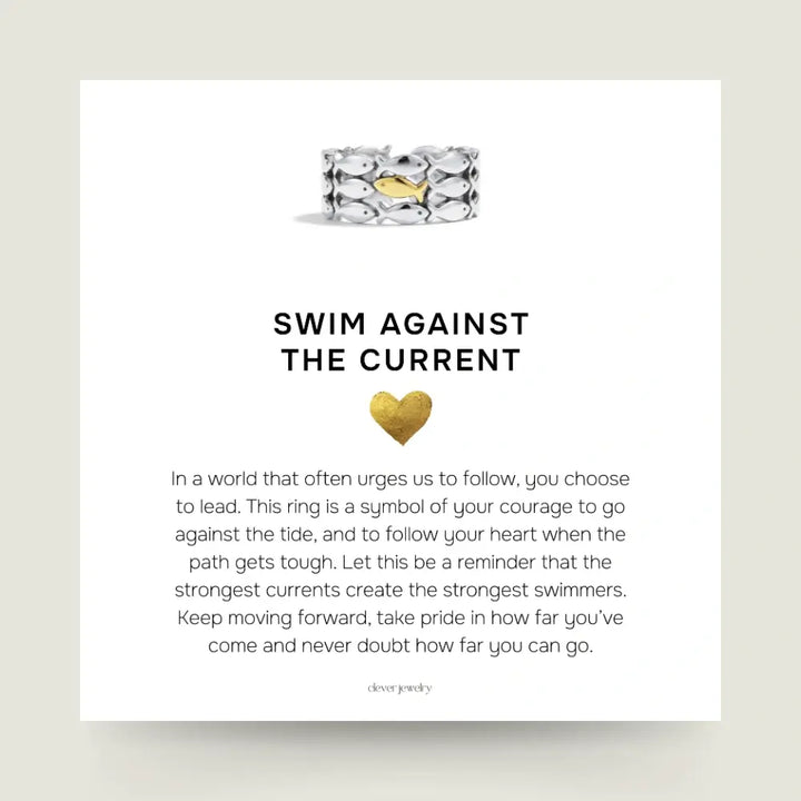 Swim Against The Current Ring