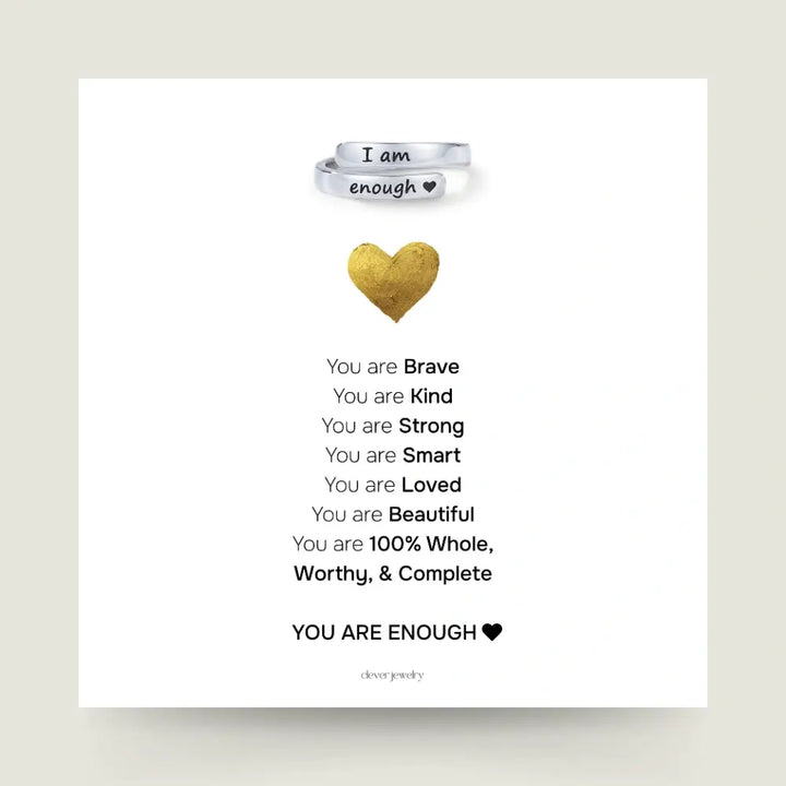 I Am Enough Ring