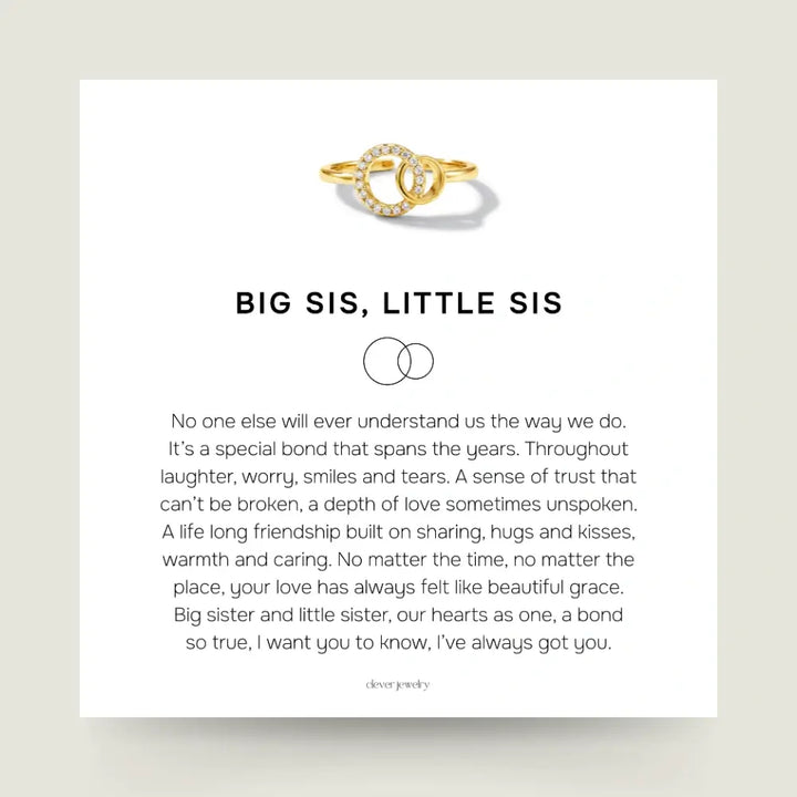 To My Sister - Always Us Gold Ring