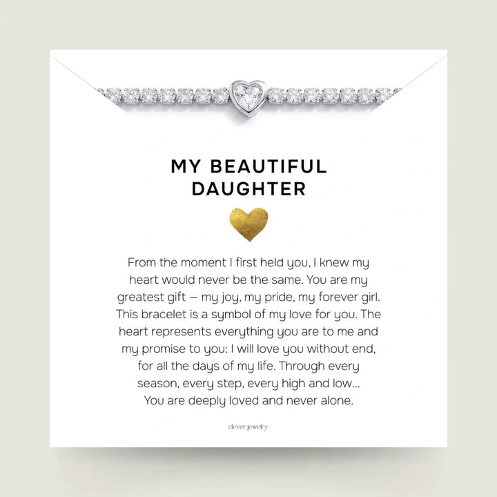To My Daughter - I Love You Bracelet