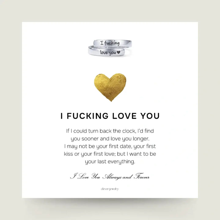 I F♡cking Love You Ring
