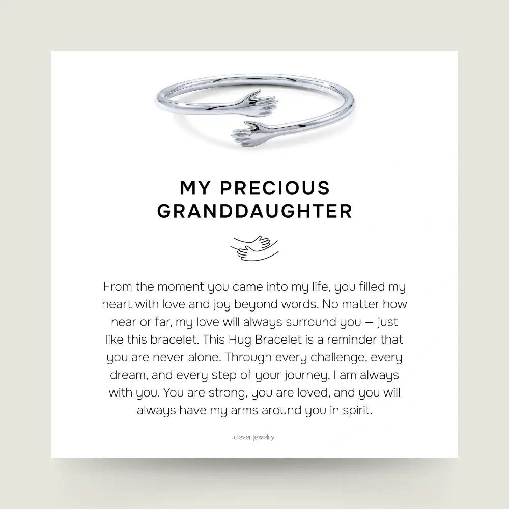 My Precious Granddaughter - Hug Bracelet